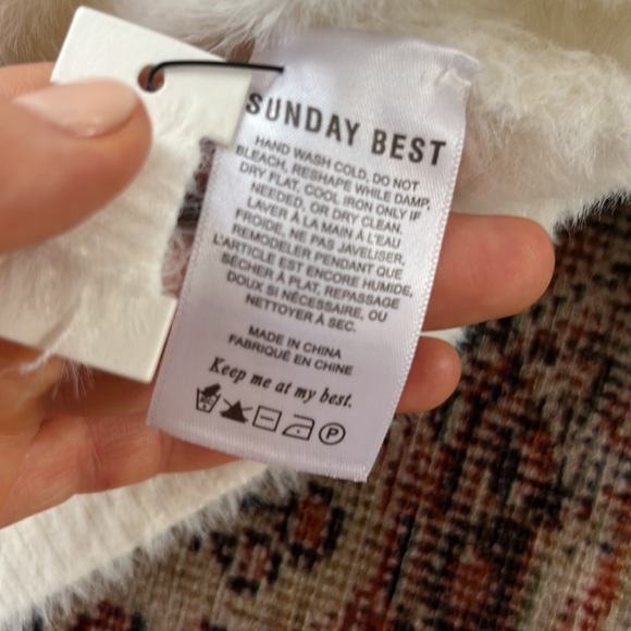 SOLD ✨Brand new with tags! Reese fuzzy cardigan - Picture 7 of 7